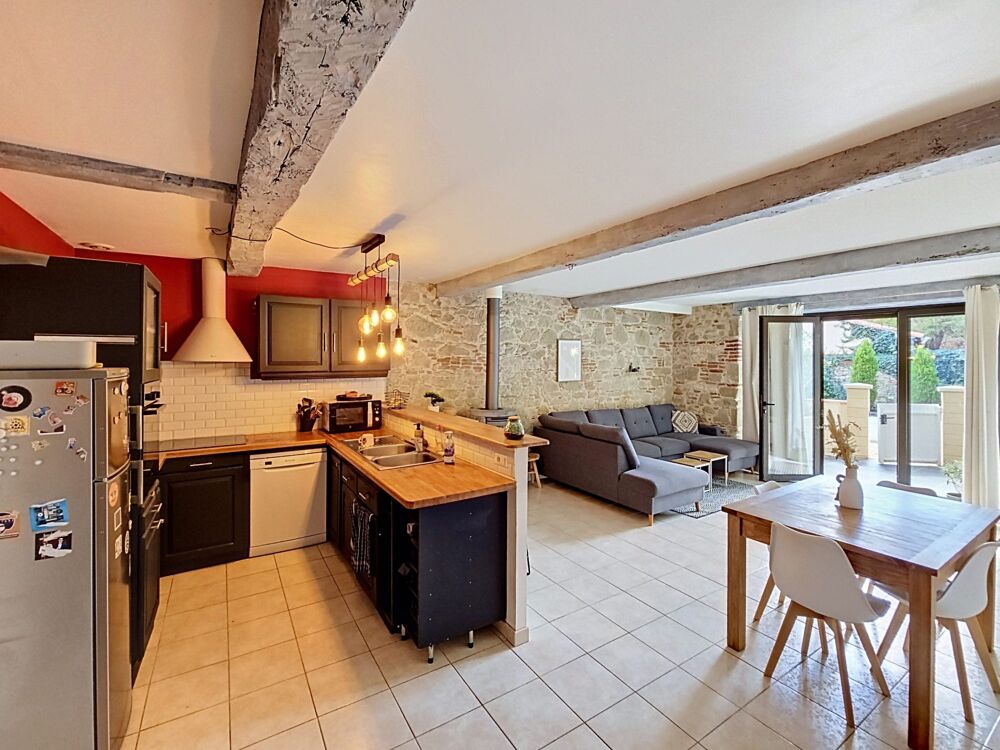 Location Maison 5 MIN CARAMAN- MAISON DE VILLAGE - T4 Auriac-sur-vendinelle