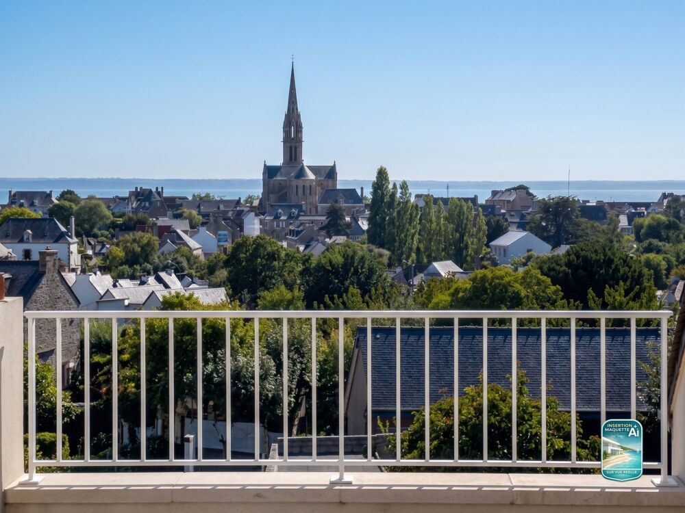 Superbe duplex dernier étage, vue mer, très grande terrasse.