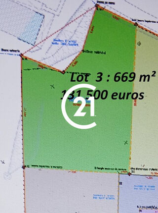  Terrain � vendre 669 m�