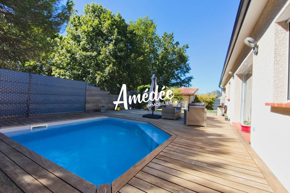 Vente Maison CAMPSAS - Maison de plain-pied récente avec piscine, terrasses, Campsas
