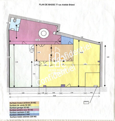 Rez&eacute; Aristide Briand - A louer local commercial 180 m2 2916 44400 Rezé