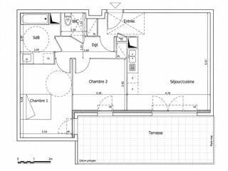  Appartement à vendre 3 pièces 64 m²