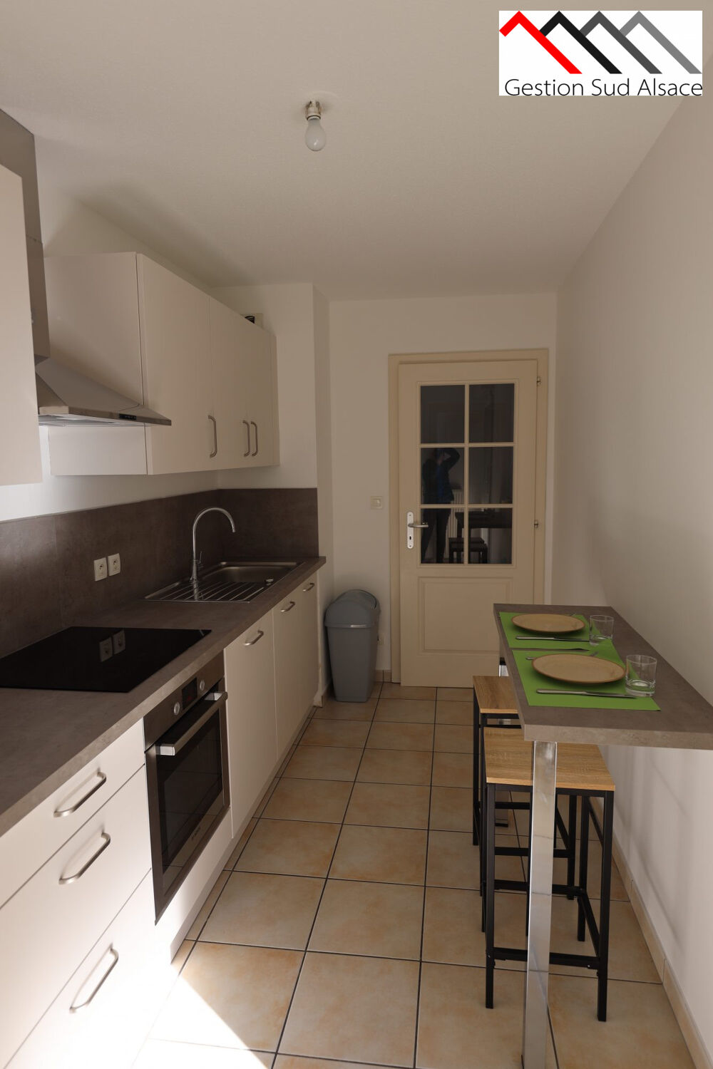 F2 meublé avec terrasse et garage à Bartenheim !