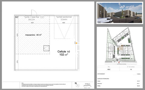 Les Sorini&egrave;res - VEFA local activit&eacute; 142 m&sup2; 197142 44840 Les sorinières