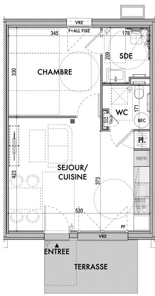  Maison  vendre 2 pices 53 m