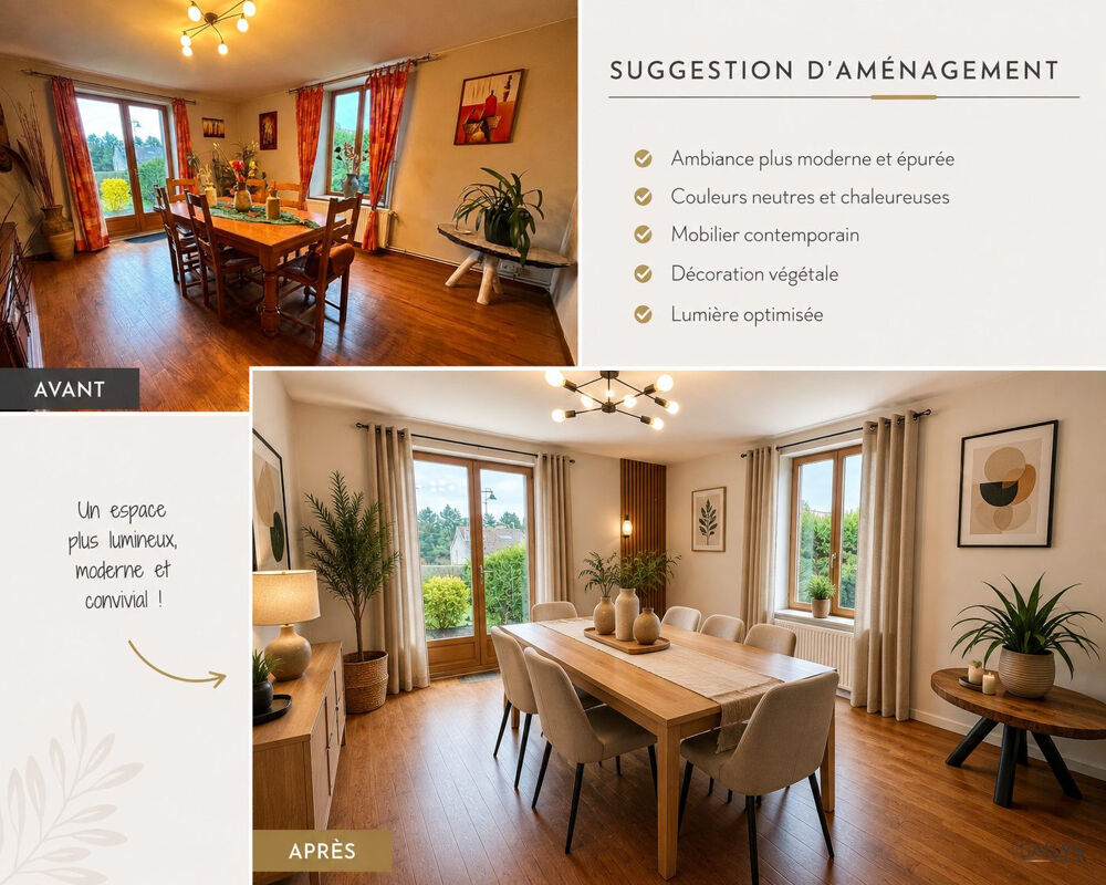 Vente Maison À Ogéviller – Maison familiale de 125 m² avec jardin et be Lunéville