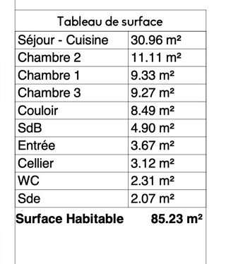  Maison à vendre 4 pièces 85 m²