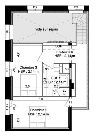  Appartement à vendre 4 pièces 100 m²