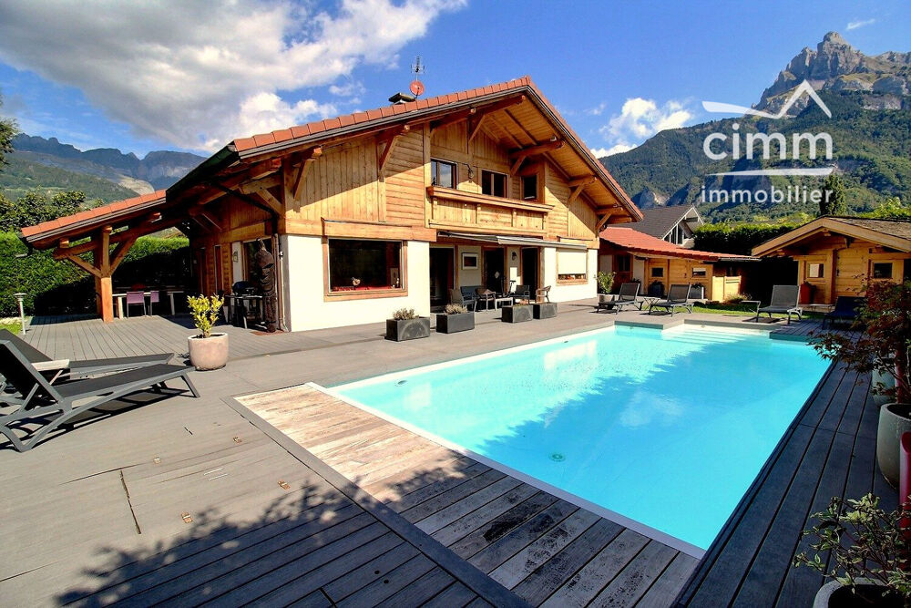CHALET 5 CHAMBRES AVEC PISCINE ET VUE MONT-BLANC 74700 SALLANCHE
