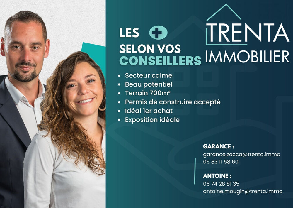 Maison à rénover de 55m² avec permis accepté