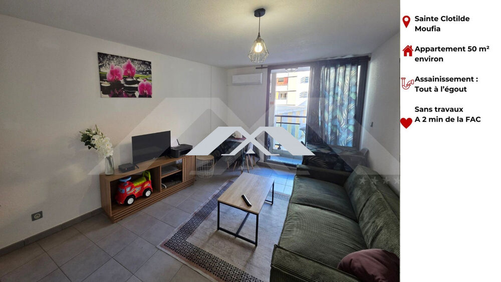 Appartement T2 Investissement locatif idéal Sainte-Clotilde Mou