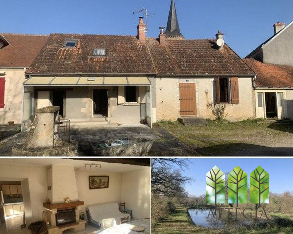 Maison de village avec 2 étangs de pêche & potentiel de gîte
