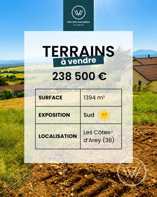  Terrain à vendre 1394 m²