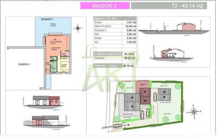  Maison à vendre 2 pièces 43 m²