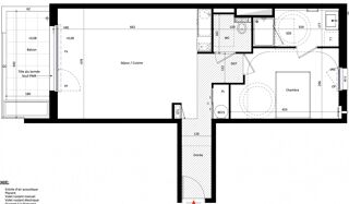  Appartement � vendre 2 pi�ces 56 m�