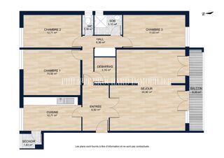  Appartement � vendre 5 pi�ces 103 m�