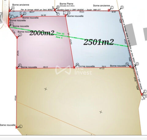   Terrain constructible viabilisé de 2 501 m² à Saint-Gaudens, 
