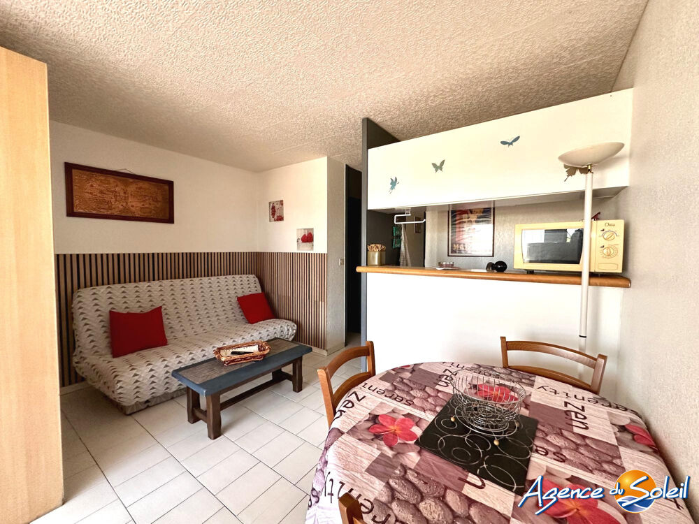 Vente Appartement Beau T1-cabine avec belle terrasse vue Canigou Canet-en-roussillon
