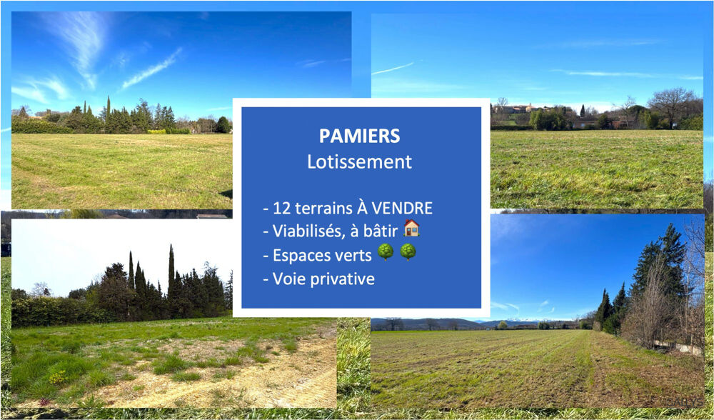 Vente Terrain Terrain à vendre Pamiers Pamiers
