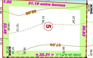  Terrain  vendre 700 m