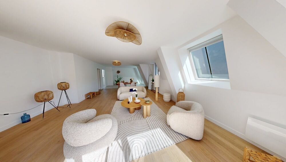 Vente Appartement Magnifique T5bis de 146m2 au sol dernier étage. Lorient