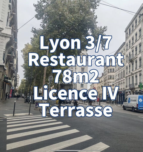 Fonds de Commerce  Restaurant / Bar  Lyon 7 saxe gambetta- 121000 69007 Lyon