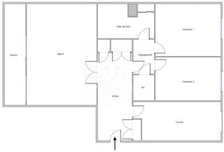  Appartement  vendre 3 pices 89 m