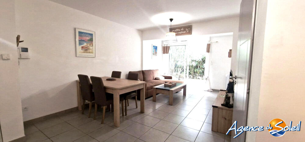 Vente Appartement Beau T2 avec jardin dans résidence sécurisée Canet plage