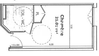  Appartement � vendre 1 pi�ce 21 m�