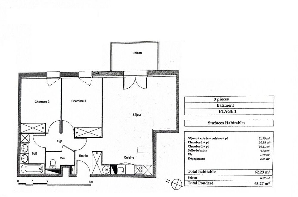 Appartement à vendre Lormont