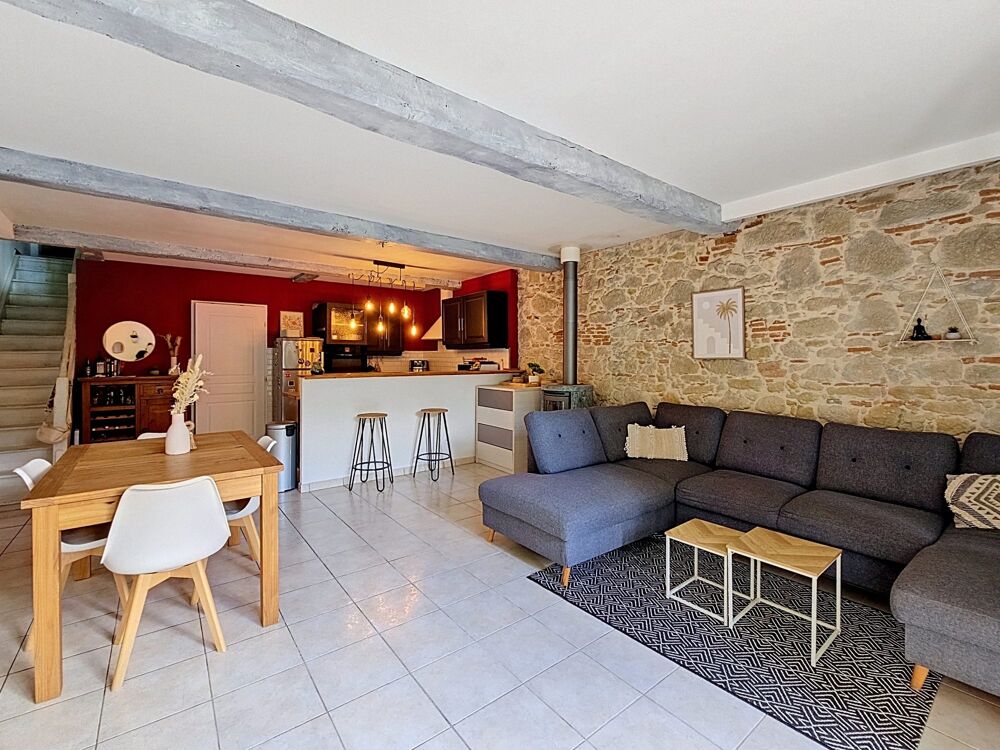 Location Maison 5 MIN CARAMAN- MAISON DE VILLAGE - T4 Auriac-sur-vendinelle