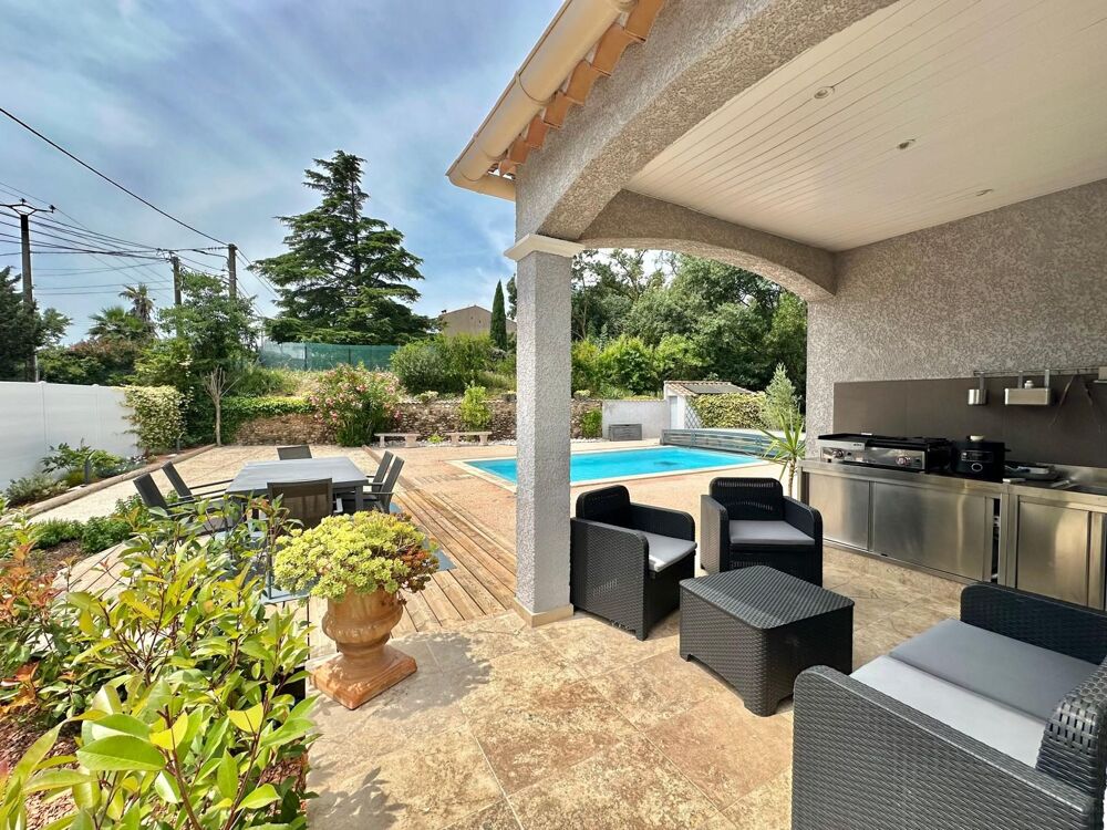 Villa contemporaine de 137 m² avec piscine, appartement indépe