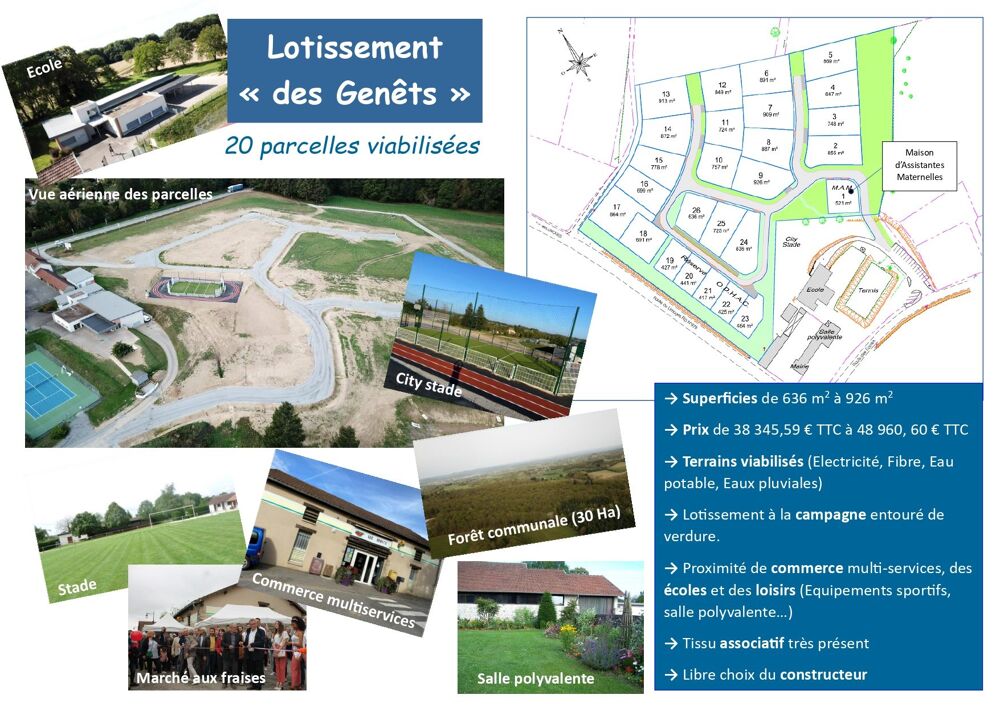 Vente Terrain Terrain libre de constructeur La geneytouse