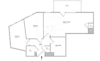  Appartement � vendre 3 pi�ces 58 m�