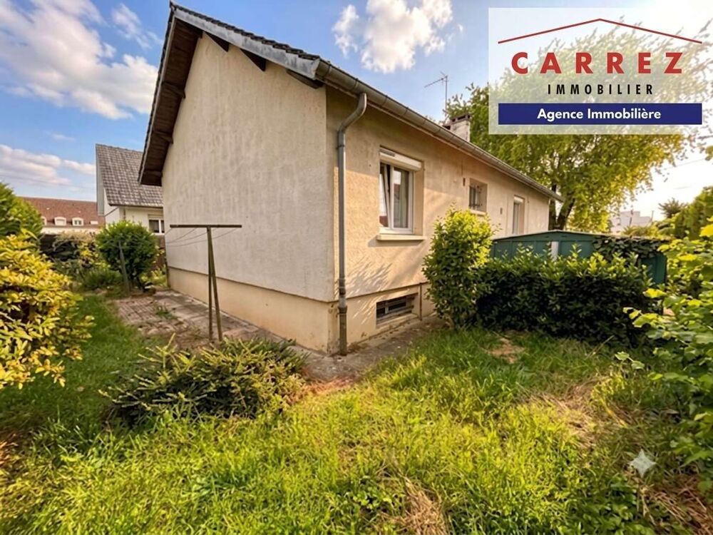 Maison 100m² sur sous, 3 chambres, terrain 408,00m²