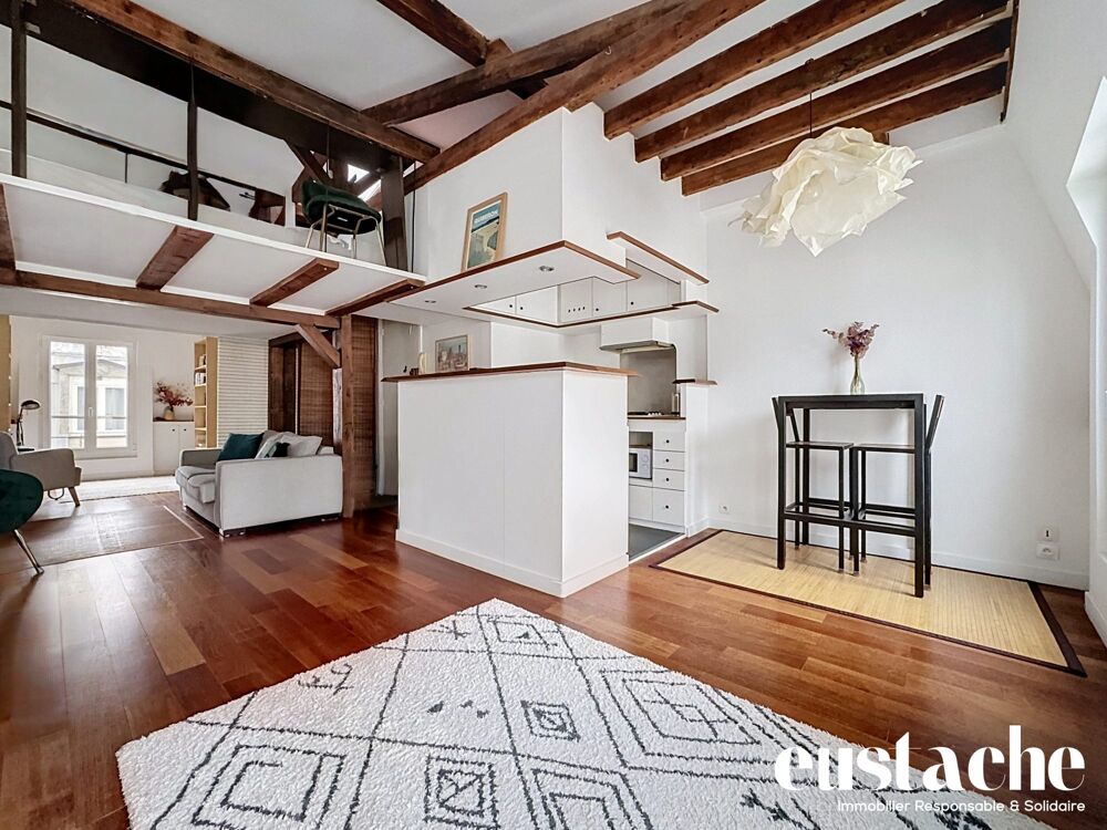 Vente Appartement Charmant duplex en dernier étage, ultra lumineux avec vue Sacr? Paris 18