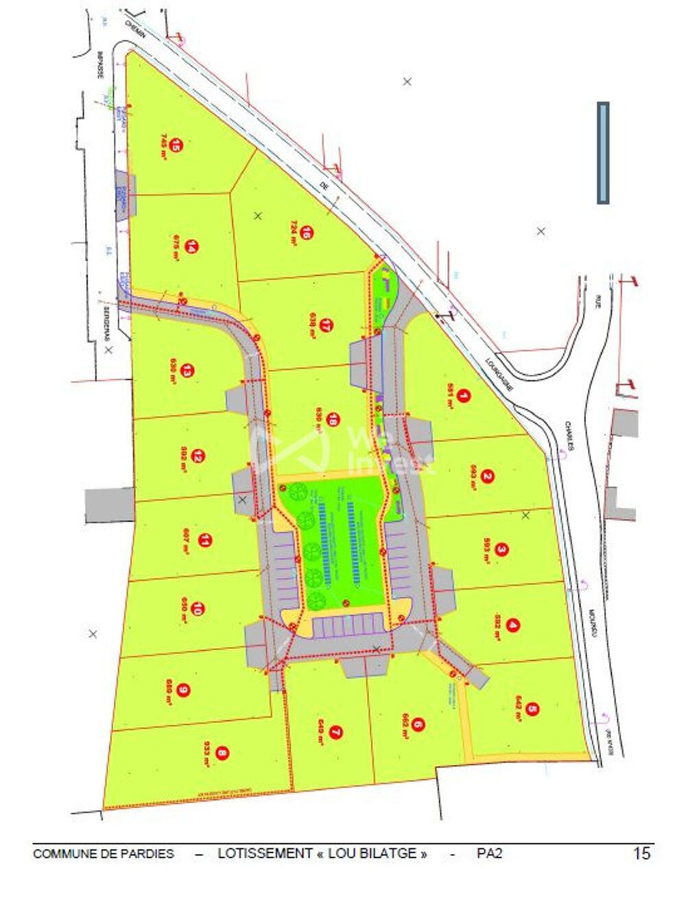   Pardies, très beau terrain 754 m2 Pardies