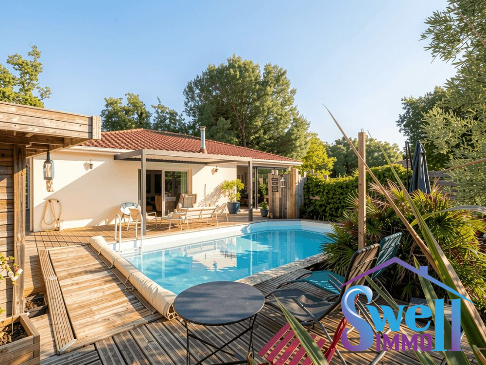 Vente Maison Belle maison contemporaine T5 de 114m² avec terrasse, piscine c Moliets-et-maa