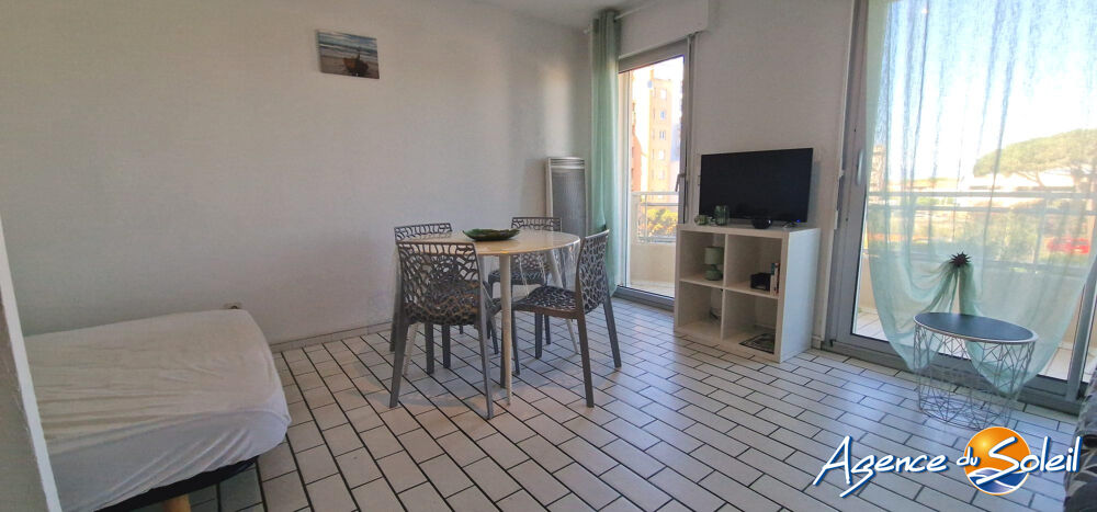 Vente Appartement Studio avec balcon dans résidence en front de mer Canet-en-roussillon
