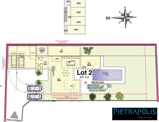  Terrain à vendre 821 m²