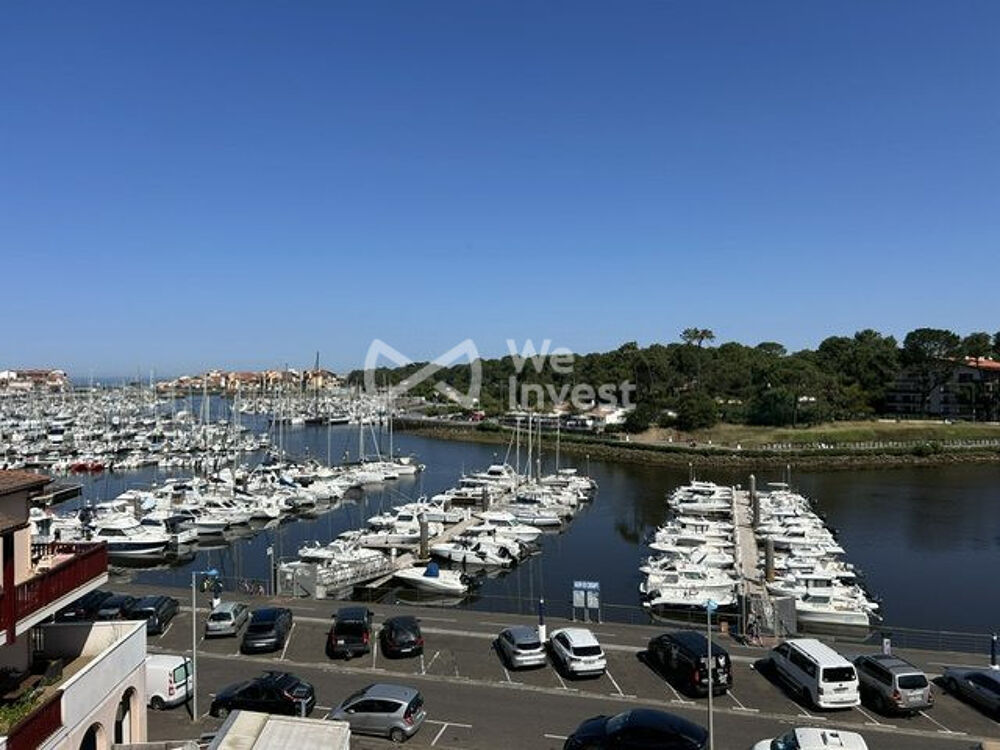 Capbreton face au Port T4 terrasse parking