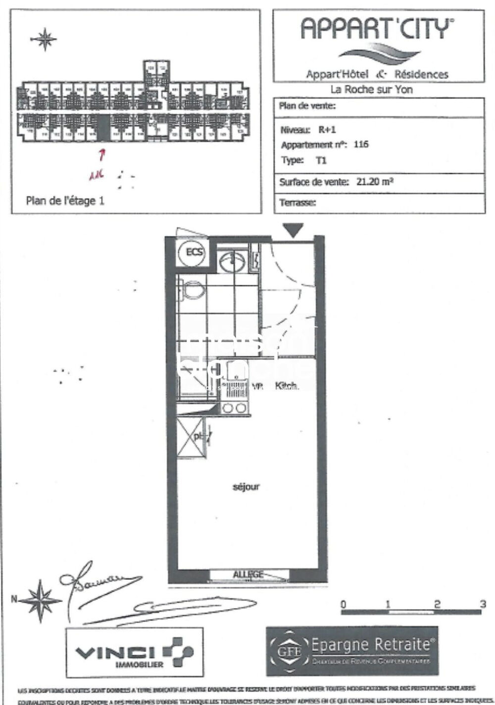 Vente Appartement INVESTISSEMENT LMNP - LA ROCHE SUR YON (85) La roche-sur-yon