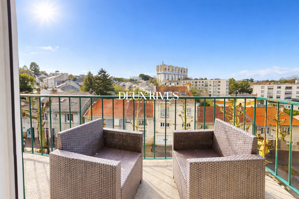 Vente Appartement T4 dernier étage ascenseur , 3 Chambres , Balcons , Garage Nantes