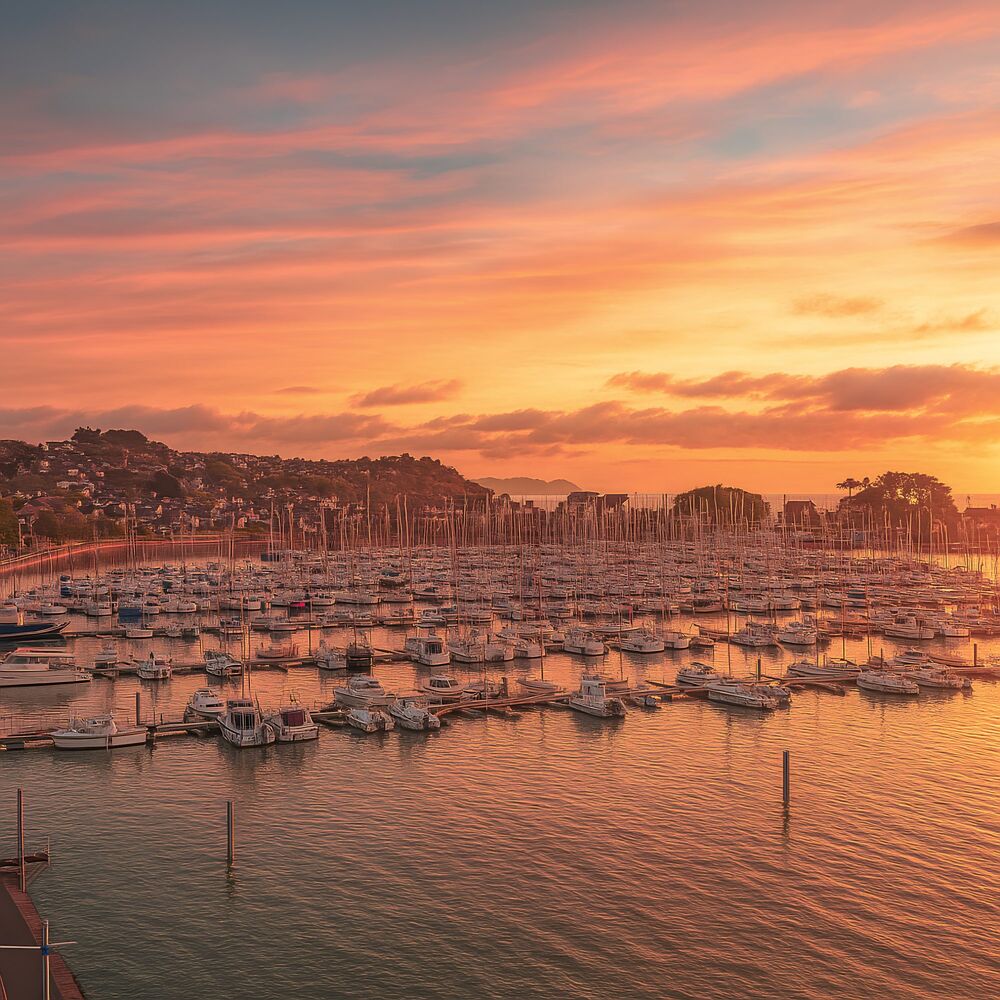 Vente Appartement Port de Perros, résidence standing, T3 2è étage double terras Perros-guirec