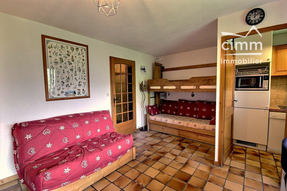 A VENDRE STUDIO + CAVE AUX PIEDS DE LA TELECABINE LES CARROZ D'A
