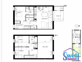  Appartement � vendre 4 pi�ces 89 m�