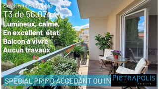 Appartement à vendre 3 pièces 56 m²