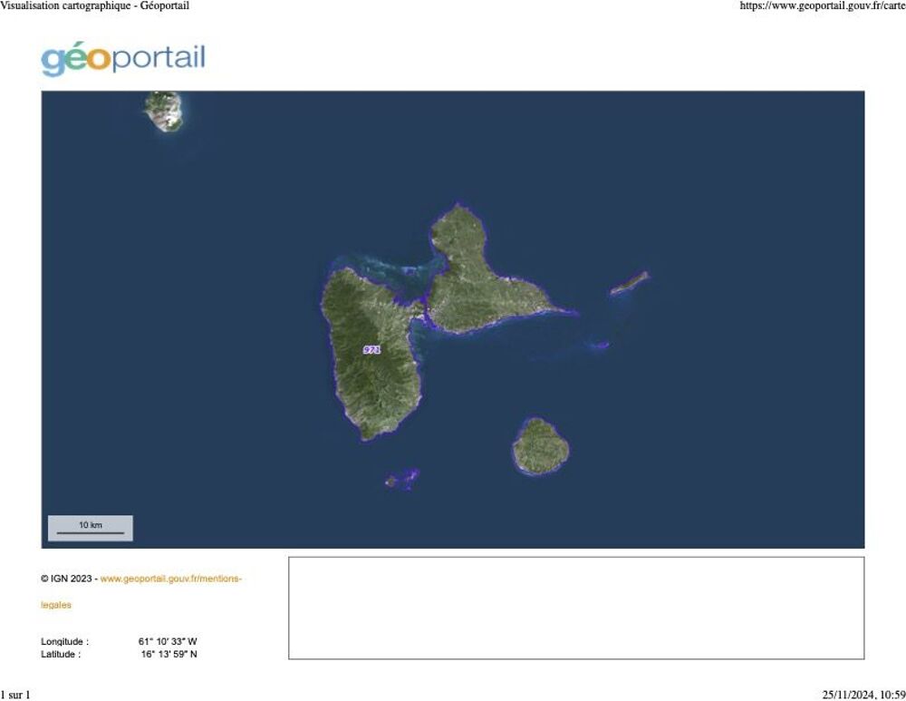   Terrain constructible de 1137m² à vendre à Saint-François 