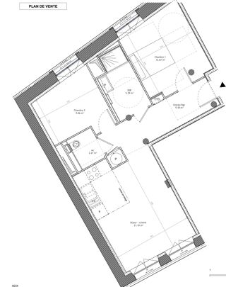  Appartement � vendre 3 pi�ces 60 m�