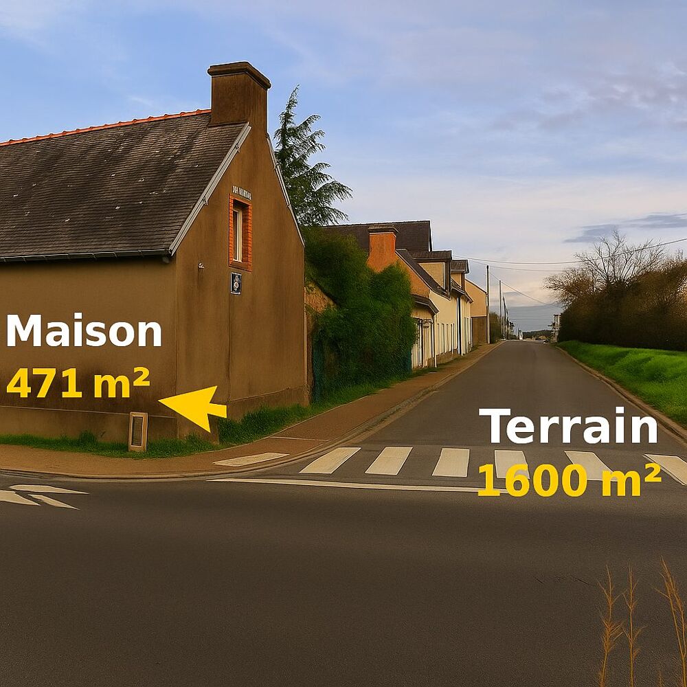 Vente Maison Maison et terrain à fort potentiel – 2 parcelles (400 m² et Carhaix-plouguer